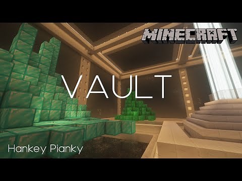 Vault build - Minecraft ideas [ Time lapse ] ( how to )