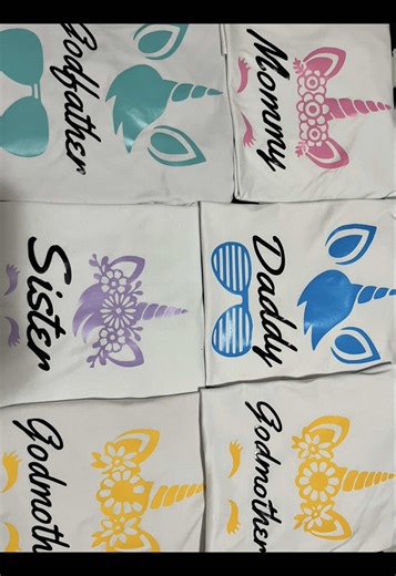 Creative Unicorn Vinyl Prints for First Birthdays