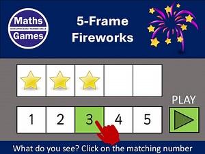 Spark early maths skills with this 5-frame fireworks-themed interactive whiteboard game, designed for Early Years Foundation Stage (EYFS) learners. Perfect for whole-class carpet sessions or small group interventions, this resource supports the development of subitising, one-to-one correspondence, and foundational mathematical skills. | EYFS Maths Games | Facebook