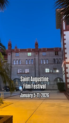 Just Announced! 🎥🎞️ The 16th Annual Saint Augustine Film Festival returns January 5-11! 🎬Featuring 40 films from indie, international, local and regional filmmakers. 🎟️Festival passes are on sale now at ww.staugfilmfest.com and in-person at The St Augustine Amphitheatre and Ponte Vedra Concert Hall Box Offices. Tickets for individual films will go on sale Monday, November 17 at 10am also online at www.staugfilmfest.com #floridashistoriccoast #film #staugustine #filmfestival #reels #movie #fi