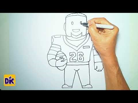 Heres How I Draw Saquon Barkley As Roblox Avatar From Philadelphia Eagles | NFL