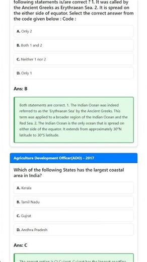 General Features of Indian Coastline: Length, extent, states and Union Territories
