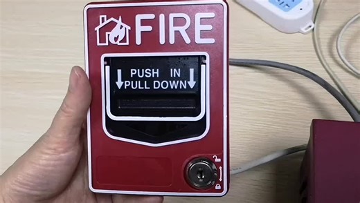 Factory Manual Call Point Fire Alarm System with Panic Push Button & Manual Pull Station for Emergency Situations