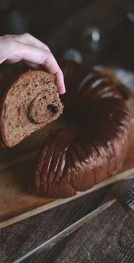 Chocolate Wool Bread #shorts