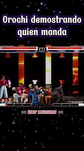Orochi vs Kyouki Showdown in KOF M.U.G.E.N