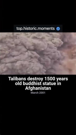 Talibans destroy 1500 years old Buddhist statues in Afghanistan #historical #usa #attack