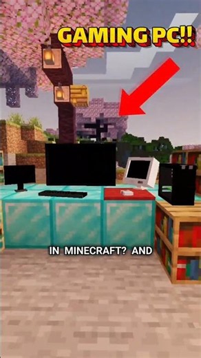 Real GAMING PC in Minecraft !!