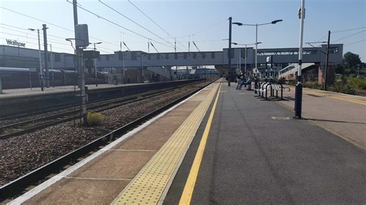 20301 20311 passing Peterbourogh with 555017 555031 with a squeaky 3 tone! Working 6Q34 Wembley Receptions 1-7 to York Holgate Siding (GBRf)#peterbourough #foryoup #fyp #viral #choppa #trainspotter #travel #trains #ecml #vira #hobbylobby @Db fan ッ