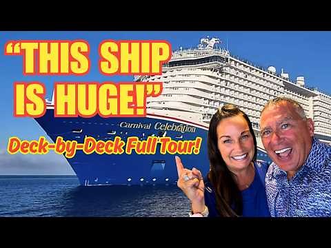Carnival Celebration Ship Tour 🚢 Full Walkthrough of Carnival’s Biggest Ship