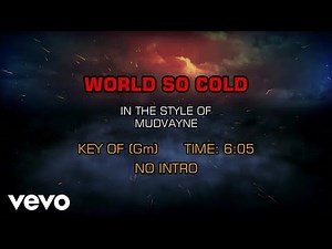 Mudvayne - World So Cold (Karaoke)
