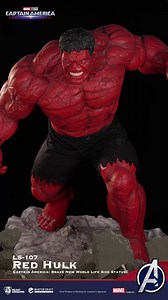 【LS-107 Captain America : Brave New World Red Hulk Life Size Statue】 ▪︎ Highly detailed recreation of Red Hulk as seen in the movie ▪︎ 1:1 life-size statue ▪︎ Ultra-realistic 3D sculpting and paint application techniques ⏱️Pre-order now ~2025/02/27 📦 Shipping: *Handmade products are shipped based on order time Purchase Link Global sales map https://reurl.cc/AjWeYd US online shop https://reurl.cc/46ngoY Taiwan Online Shop https://bmai.app/6zgbuq #beastkingdom #avenger #marvel #captainamerica #lf