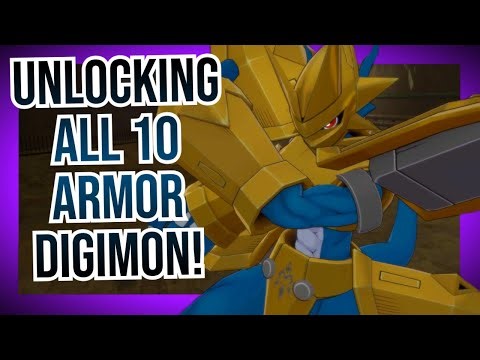 Unlocking All 10 Armor Digimon! - Digimon Story Time Stranger