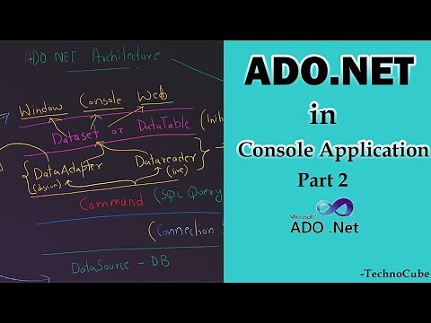 Ado.Net Console Application in C# | Using C# | ADO.NET | SQL Server - Part 2
