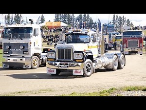 Mack Truck Parade at Wheels at Wanaka 2023