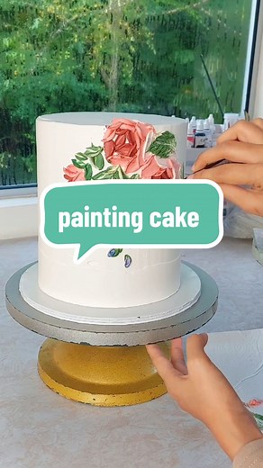 Creative Painting Cake Tutorial