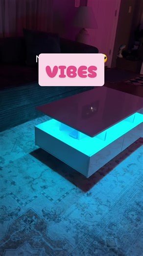 Transform Your Living Space with This LED Coffee Table
