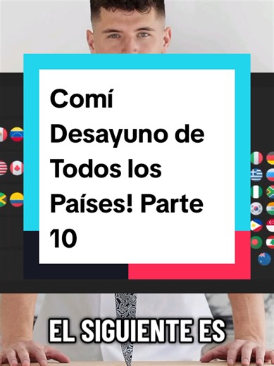 Comí Desayuno de Todos los Países! Parte 10 #entretenimiento #parati #cocina #tiktokviral #fyp