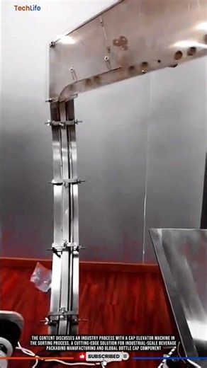 Innovation Technology Cap Elevator: Fast Sorting, High Precision #tech