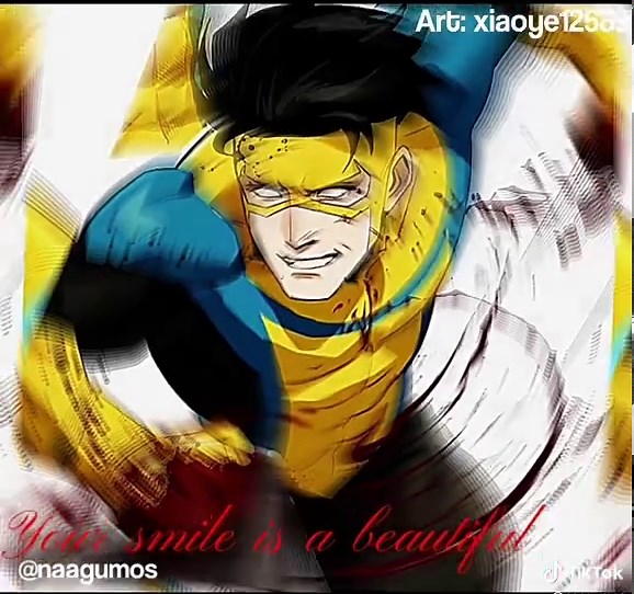 if he's invincible… why can i see him.. ;thinks;.. art: @宵夜 #invincible #invincibleedit #naagumos #tenkyuus #luizid @ran @Ryan @helena @￶ @chaos @futanari @goat @axq @axq @chelsea/yuna ꨄ