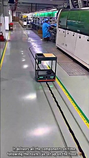 Smart Logistics: AGV Automatic Navigation in Production Line