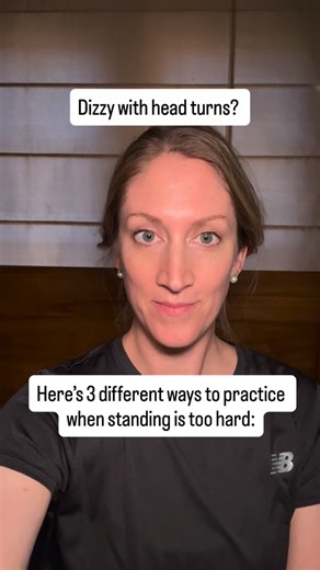 Your vestibular system loves movement... but when you’ve had dizziness for a while, your brain can start to predict that certain movements will cause symptoms even before they happen! Here’s what’s going on: When you get dizzy during a specific movement (like turning your head quickly), the brain stores that experience as a potential “threat.” Later, even if your balance system has improved, your brain may still anticipate dizziness and automatically trigger protective responses: muscle tension,