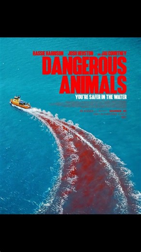 LULU VON SPOOKY 👻🦇🧡 on Instagram: "Dangerous Animals (2025) Spoiler-Free Review If sharks and serial killers are your thing, this one might surprise you.... . . . Hello guys and ghouls!👋🏼 Im back and starting the year with a review for Dangerous Animals, a survival horror thriller directed by Sean Byrne and written by Nick Lepard. The film follows Zephyr (Hassie Harrison), a rebellious surfer who’s captured by Tucker (Jai Courtney), a shark obsessed serial killer who holds her captive on hi
