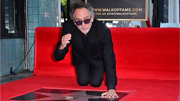 Tim Burton honoured with star on Hollywood Walk of Fame