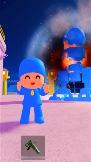 Cute Pocoyo vs Robot Pocoyo 🥰#roblox #funny #trending #youtube #youtubeshorts #games #robloxshorts