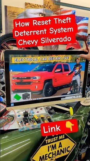 CHEVY Silverado 14-19⚒️ How to Reset Theft Deterrent System 👉#chevy #silverado #easy #help #diy #fix