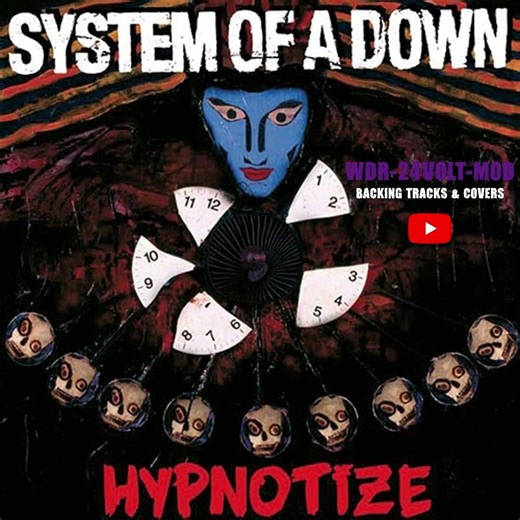 System Of A Down - Hypnotize (Backing Track) No Guitar *CLIP* Full Video Attached