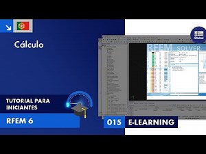Tutorial sobre o RFEM 6 para iniciantes | 015 Cálculo
