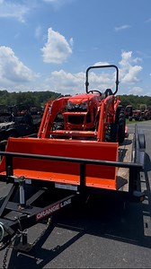 Ready to Work package, featuring a @kubotausa L2502 and includes 18’ OrangeLine Trailer. Come by or give us a call at 336-243-5138!🔥#KubotaCountry | Sink Farm Equipment