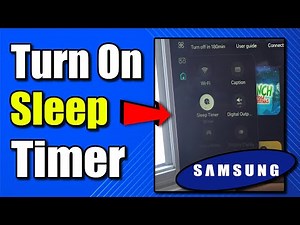 How to Turn On Sleep Timer to Auto Off Samsung TV (Best Method)
