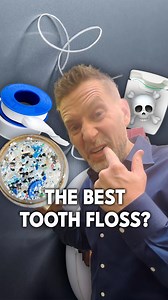 Don't stick plastic toothfloss in your mouth! 🦷 ❌ If you think your go-to "eco-friendly" brand of floss is safe, take a closer look! Most floss brands at Whole Foods are hiding a TOXIC secret. 🤫 👉 Many brands use nylon or even Teflon (yes, the same Teflon in your non-stick cookware and some plumbing tapes)! 😱 🤮 When you floss with flosses made from plastics and other synthetic materials, these materials grind into your teeth, releasing microplastics and exposing you to harmful chemicals lik
