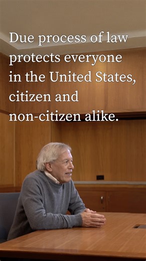 2.3K views · 53 reactions | Why does due process apply to everyone in the United States, not just citizens?� In this episode of It’s the Law, Dean Erwin Chemerinsky breaks down how the Fifth and 14th Amendments guarantee basic procedural fairness to all people, not just U.S. citizens. #ItsTheLaw #DueProcess #ConstitutionalLaw #UCBerkeleyLaw | UC Berkeley School of Law | Facebook