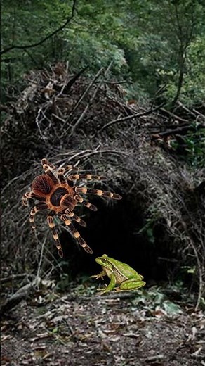 This Tarantula Protects a Frog Instead of Eating It 😱🐸