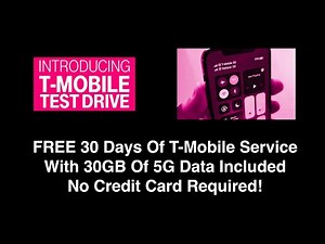 T Mobile Test Drive Instructions 2021 Tutorial & 30 Day 30GB Hotspot Trial Sim Card Setup