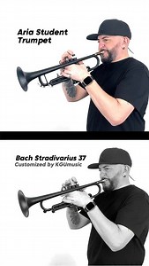 27K views · 1K reactions | Trumpet Comparison The KGUmusic Aria Student Trumpet is made for beginners, offering easy response and durability, while customized trumpets are upgraded for higher performance. Get 10% OFF on our website right now. Don’t miss the New Year Sale. Valid on the entire assortment! | KGUmusic | Facebook