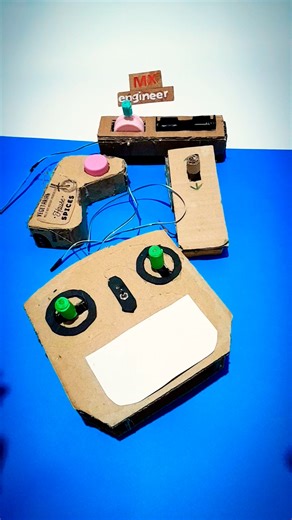 make remote control wire and remote control wireless with cardboard in youtube channel