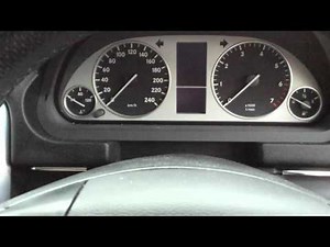 2007 Mercedes Benz B200 Service Reset