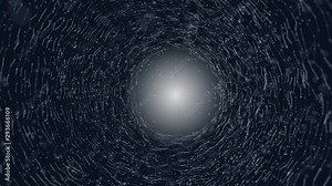 Abstract innovation space travel journey with portal turner connect using Future innovation disruption technology for time and starts galaxy travel portal gateway