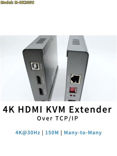 M-HK200U H.264 4K HDMI Extender over Cat6 HDMI to RJ45 with USB suppoort Keyboard and Mouse