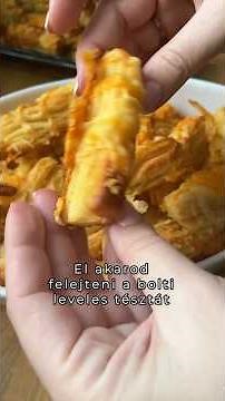 Házi élesztős leveles tészta