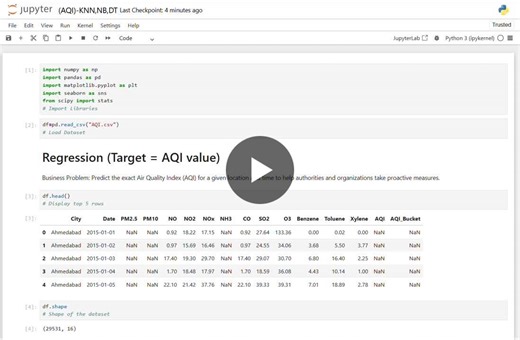 AQI Prediction with Machine Learning Algorithms | Zakia Tafheem posted on the topic | LinkedIn