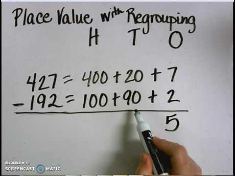 4th & 5th Grade--Place Value with Regrouping, Subtraction, 3-Digit