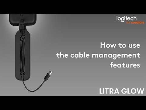 Litra Glow - How to use the cable management features