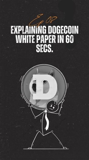 “Dogecoin Whitepaper Explained in 60 Seconds | The Meme Coin That Became a Movement”