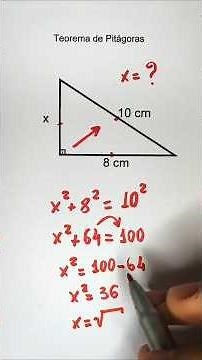 Pythagorean Theorem - Resolution #mathematics #basicmathematics #study #learn
