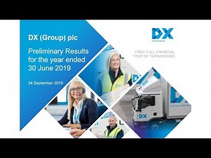 DX Group (DX) FY19 webcast October 2019