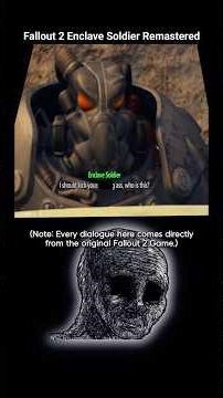 Fallout 2 Remastered: Enclave vs Chosen One